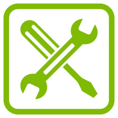 Vektör simgesi bir çerçeve içinde ayarlama