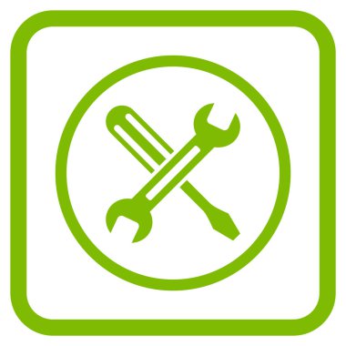 Vektör simgesi bir çerçeve içinde ayarlama