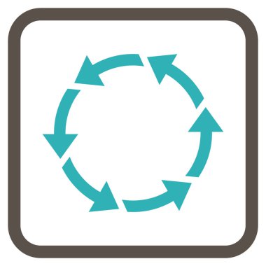 Bir çerçeve içinde CCW vektör simge döndürmek