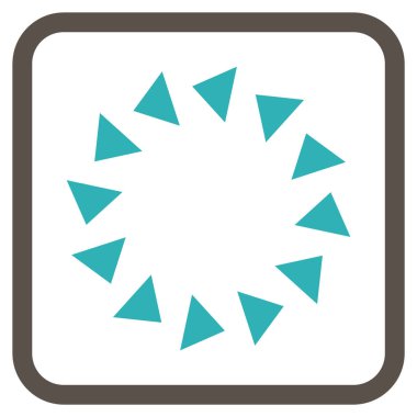 Bir çerçeve içinde CCW vektör simge döndürmek