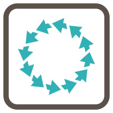 Bir çerçeve içinde CCW vektör simge döndürmek