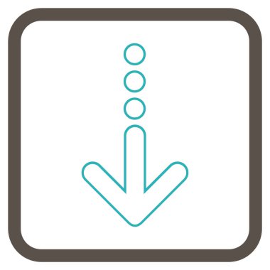 Vektör simgesi bir çerçeve içinde gönderin