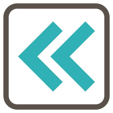 Shift Sol vektör simgesi bir çerçeve içinde