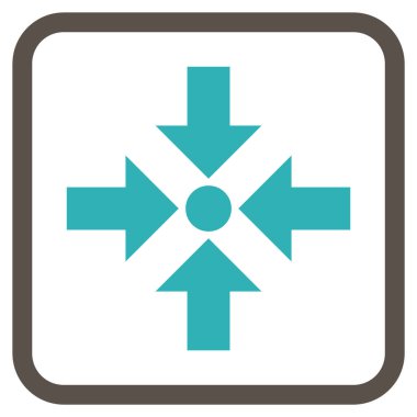 Oklar vektör simgesi bir çerçeve içinde küçültmek