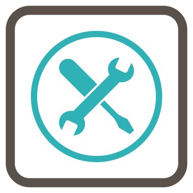 Vektör simgesi bir çerçeve içinde ayarlama