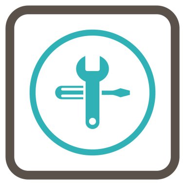 Vektör simgesi bir çerçeve içinde ayarlama