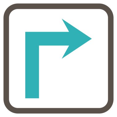 Doğru vektör simge bir çerçevede açmak