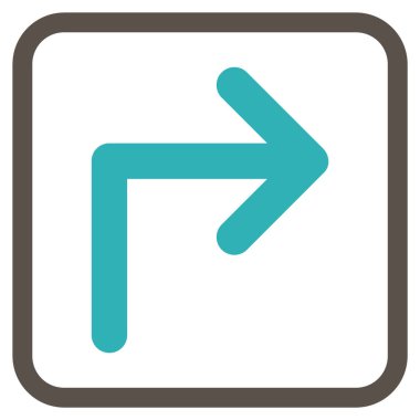 Doğru vektör simge bir çerçevede açmak