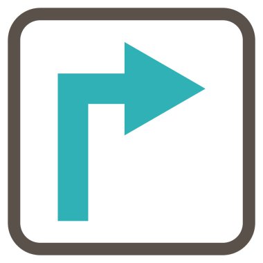 Doğru vektör simge bir çerçevede açmak