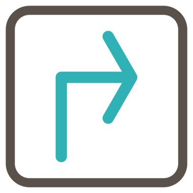 Doğru vektör simge bir çerçevede açmak