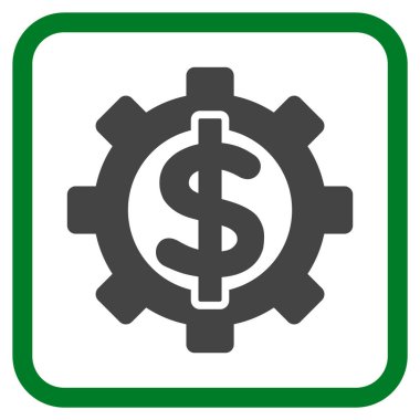 Mali seçenekleri vektör simgesi bir çerçeve içinde