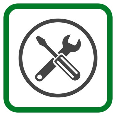 Seçenekleri vektör simgesi bir çerçeve içinde