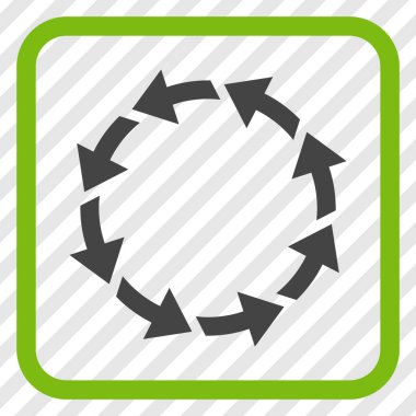 Bir çerçeve içinde CCW vektör simge döndürmek