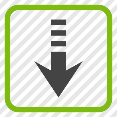 Vektör simgesi bir çerçeve içinde gönderin