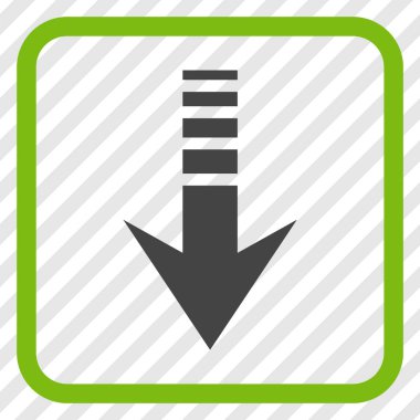 Vektör simgesi bir çerçeve içinde gönderin