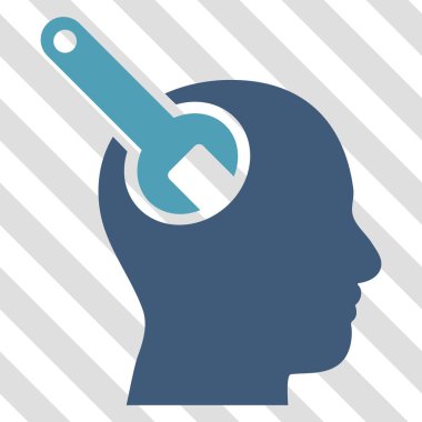 Beyin aracı vektör simgesi