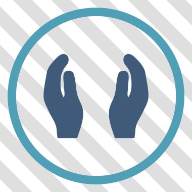 Bakım el vektör simgesi