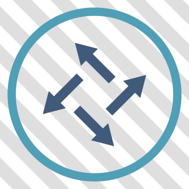 Santrifüj okları vektör simgesi