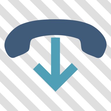 Vektör simge telefon asmak