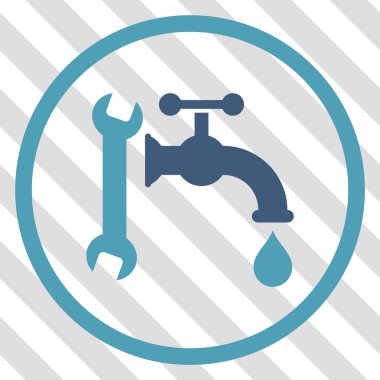 Sıhhi tesisat vektör simgesi