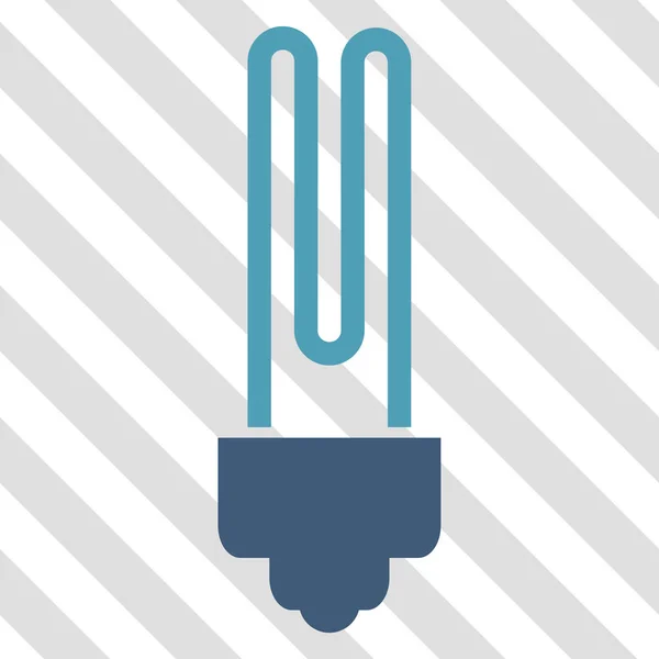 Ícone de vetor de lâmpada fluorescente — Vetor de Stock