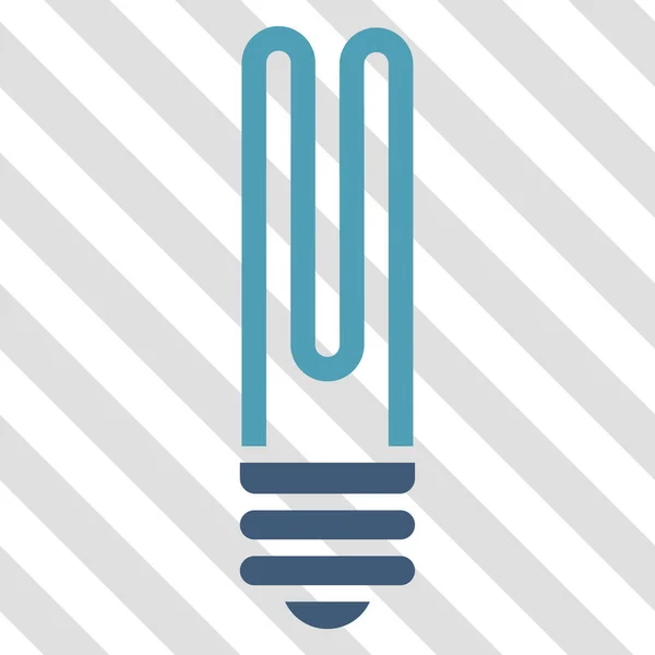 Fluoreszkáló villanykörte Vector Icon — Stock Vector