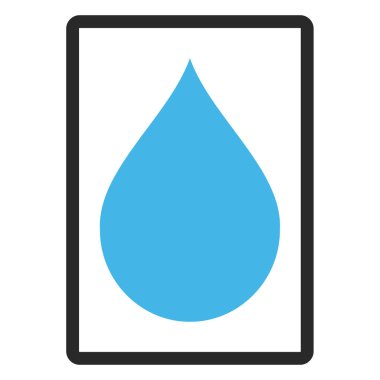 Çerçeveli vektör simge damla