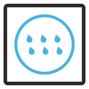 Damla vektör simge çerçeveli