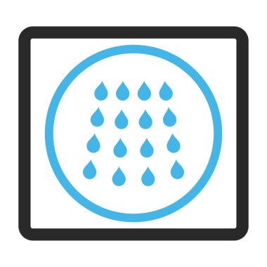 Damla vektör simge çerçeveli