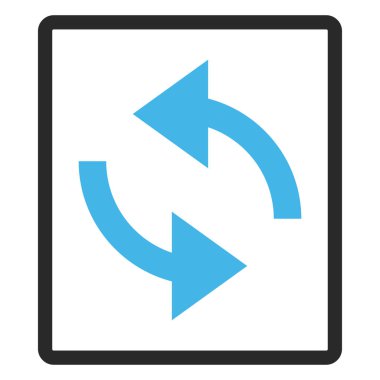 Exchange okları vektör simge çerçeveli