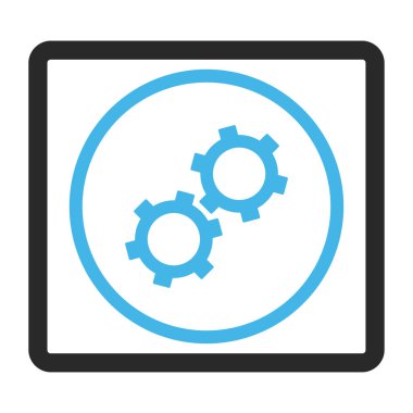 Gears'ı vektör simge çerçeveli