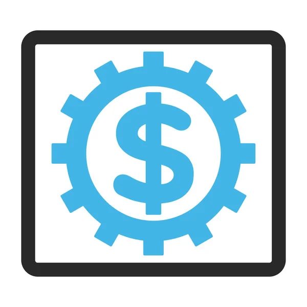 Industria financiera Icono vectorial enmarcado — Vector de stock