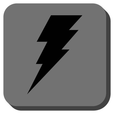 Yuvarlatılmış Kare vektör simge yürütmek