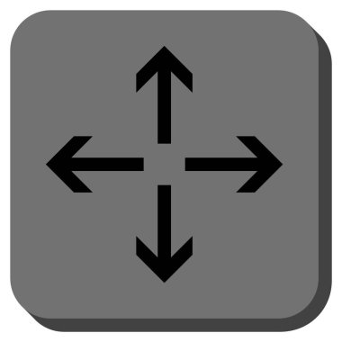 Oklar yuvarlatılmış kare vektör simgesini genişletin