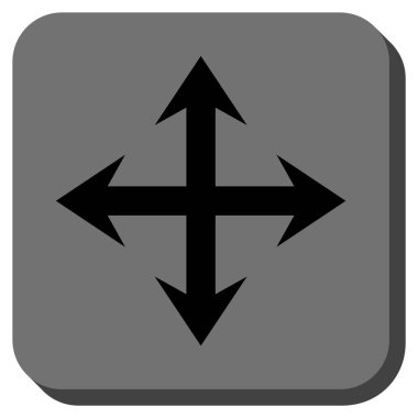 Oklar yuvarlatılmış kare vektör simgesini genişletin