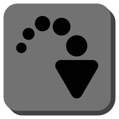 Yuvarlatılmış Kare vektör simge Yinele