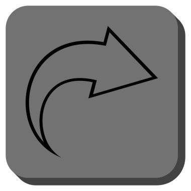 Yuvarlatılmış Kare vektör simge Yinele