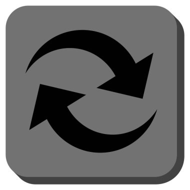 Oklar yuvarlatılmış kare vektör simge Yenile