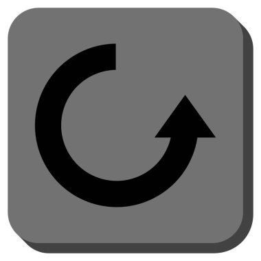 Yuvarlatılmış Kare vektör simge Döndür