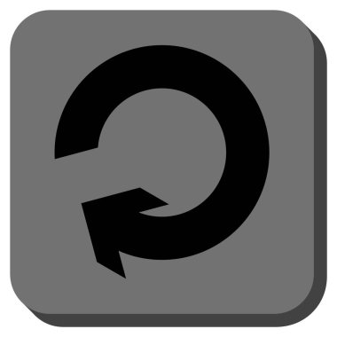 Yuvarlatılmış Kare vektör simge döndürmek