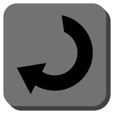 Yuvarlatılmış Kare vektör simge döndürmek