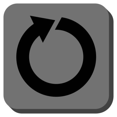 Yuvarlatılmış Kare vektör simge döndürmek