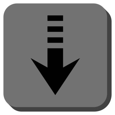 Yuvarlatılmış Kare vektör simgesi gönder