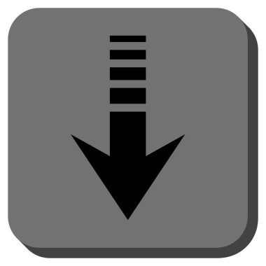 Yuvarlatılmış Kare vektör simgesi gönder