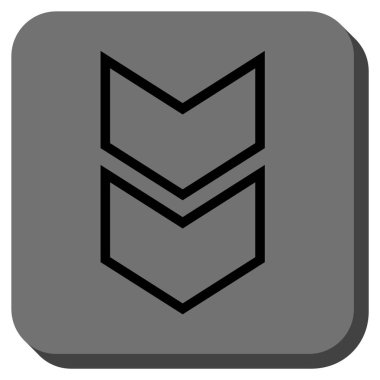 Yuvarlatılmış Kare vektör simgesi kaydır