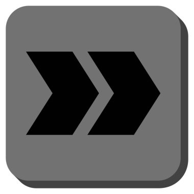 Şu yuvarlak üst karakter kare vektör simgesi