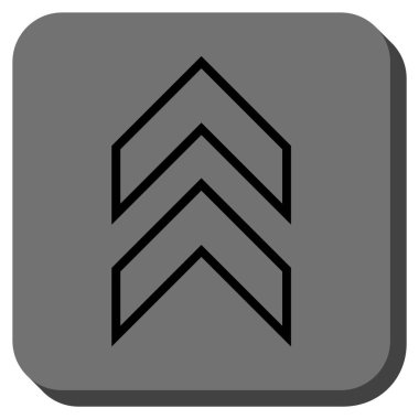 Yuvarlatılmış Kare vektör simge kayması