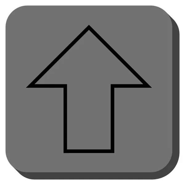 Arrow Up rond carré vectoriel icône — Image vectorielle