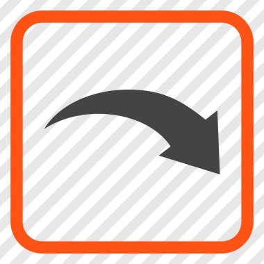 Vektör simgesi bir çerçeve içinde Yinele