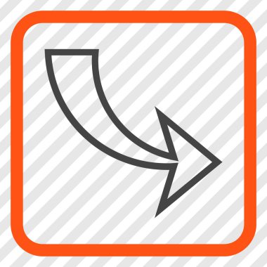 Vektör simgesi bir çerçeve içinde Yinele